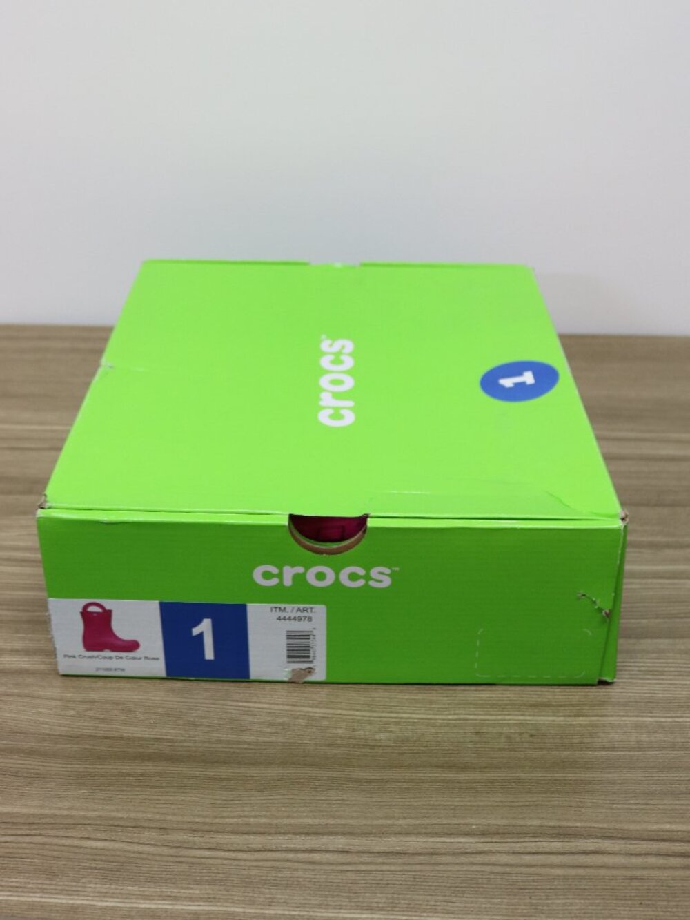 Crocs Kids Handle It Rain Boots Size J1 Brand New